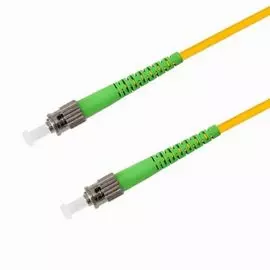 Патч-корд волоконно-оптический TELCORD ШОС-3.0-ST/A-ST/A-SM-4м-LSZH-YL simplex ST/APC-ST/APC, SM 9/125 (G652D), 3.0 мм, LSZH, 4м