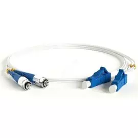 Патч-корд волоконно-оптический TopLAN DPC-TOP-657A1-FC/U-LC/U-2.0 дуплексный, FC/UPC-LC/UPC, SM, 2м LSZH