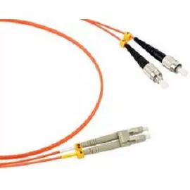 Кабель патч-корд волоконно-оптический TWT TWT-2LC-2FC/SU-0.5 PVC, дуплексный, LC/UPC-FC/UPC, SM OS2, 0.5 м