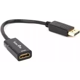 Кабель-переходник DisplayPort-HDMI Telecom TA801 M/F, 4K/30Hz, 0.2m