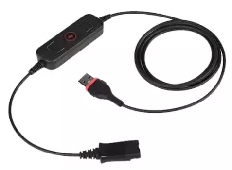Кабель-переходник VoiceXpert VXH-A9P QD на USB-A (QD-Plantronics/USB-A)