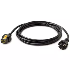 Кабель питания APC AP8755 Power Cord, Locking C19 to CEE/7 Schuko, 3.0m