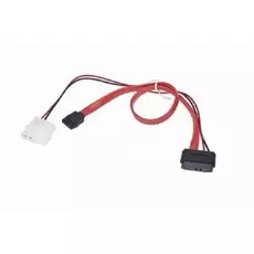 Кабель питания Cablexpert CC-SATA-C3 molex+SATA/miniSATA, 6pin+7pin, (длина инт - 50см, питание - 30см), пакет