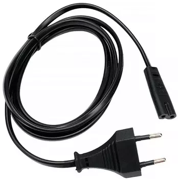 Кабель питания Cablexpert PC-184/2-1.5M CEE 7/16-C7, 2х0.5мм2, 2.5А, 1.5м, черный, пакет