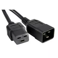 Кабель питания Cablexpert PC-189-C19 для UPC 1.5 м, С19 - C20, 16А, черный, с заземлением