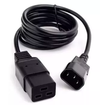 Кабель питания Cablexpert PC-C14-C19-16A-1.8 IEC320-C14/IEC320-C19, 220B, 16А, 1.8м