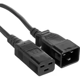 Кабель питания Exegate EC20-1,8P (IEC 320 С19->С20) VDE-250V-3*1.5mm2, медь, 16А, черный, 1.8м.