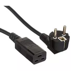 Кабель питания Exegate PC19-3P (Евровилка Schuko->С19) VDE-250V-3*1.5mm2, медь, черный, 16А, 3м.