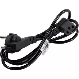 Кабель питания Exegate PC-1,2 EX273393RUS OfficePC 450W (Евровилка Schuko ->С13 угловой) черный, 1.2м