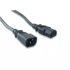 Кабель питания Gembird PC-189 1.8 м, UPS-системный блок, C13-C14, 6А, черный, с заземлением