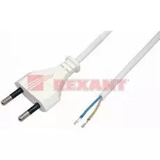 Кабель питания Rexant 11-1112 1.8М без розетки белый
