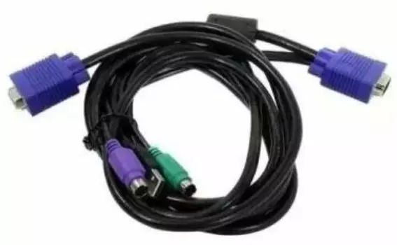 Кабель Procase CE018-1 1,8 м PS/2+USB для 1 портовых консолей Procase серии E