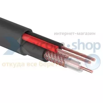 Кабель PROCONNECT 01-4109 КВК-П-2 + 2х0,75мм (CCA), (96), 200м., черный, OUTDOOR