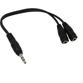 Кабель-разветвитель аудио Exegate EX-CCA-415-0.3 EX284946RUS 3.5mm Jack M/2x3.5mm Jack F, 0,3м