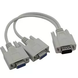 Кабель-разветвитель Exegate EX-CC-VGA-15M2x15F-0.3 EX284939RUS монитор - 2xSVGA card, 15M/2x15F, 0,3м