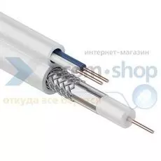 Кабель Rexant 01-4001 ККСВ-В + 2х0.5мм., 100м., белый