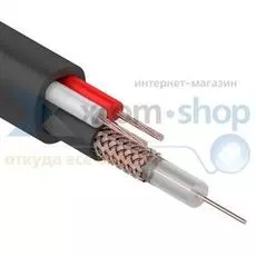 Кабель Rexant 01-4015 KBK-П- 2x0,75мм, 200м., черный OUTDOOR