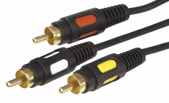 Кабель Rexant 17-0212 3RCA Plug - 3RCA Plug, 1.5м (GOLD)