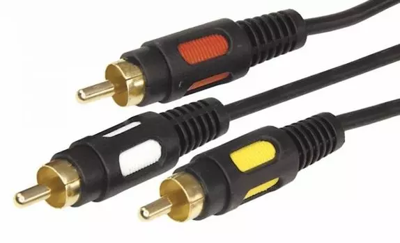 Кабель Rexant 17-0214 3RCA Plug - 3RCA Plug, 3м (GOLD)