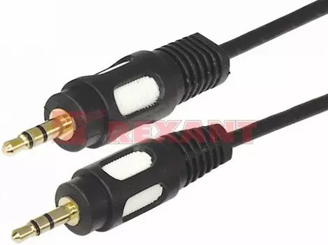 Кабель Rexant 17-4115 3.5 Stereo Plug - 3.5 Stereo Plug, 5м (GOLD)