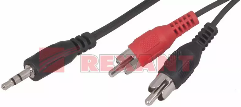 Кабель Rexant 17-4206 3.5мм стереоштекер - 2 RCA, 7м