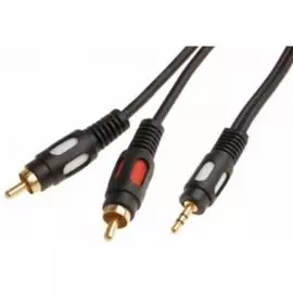 Кабель Rexant 17-4232 3.5 Stereo Plug - 2RCA Plug, 1.5м (GOLD)