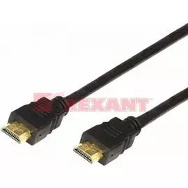 Кабель Rexant 17-6208 HDMI - HDMI gold, 10м, с фильтрами