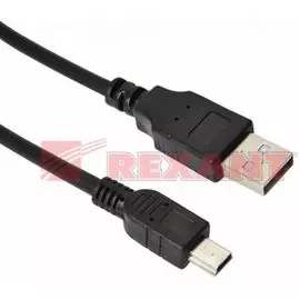 Кабель Rexant 18-1131-2 mini USB (male) - USB-A (male) 0.2M черный