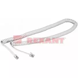 Кабель Rexant 18-2071 витой трубочный 7М телефонный белый