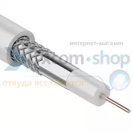 Кабель Rexant 3С-2V, (48%), 75 Ом, 100м., белый 01-2611