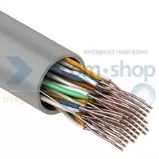 Кабель витая пара U/UTP 5 кат. 25 пар Rexant 01-1013 24AWG(0.50 мм), медь, одножильный (solid), внутренний, PVC, серый, уп/305м