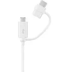 Кабель Samsung EP-DG930DWEGRU USB A(m)-microUSB/USB Type-C, 1.5м, белый