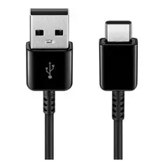 Кабель Samsung EP-DG930MBRGRU USB Type-C-USB 2.0, 1.5м, черный