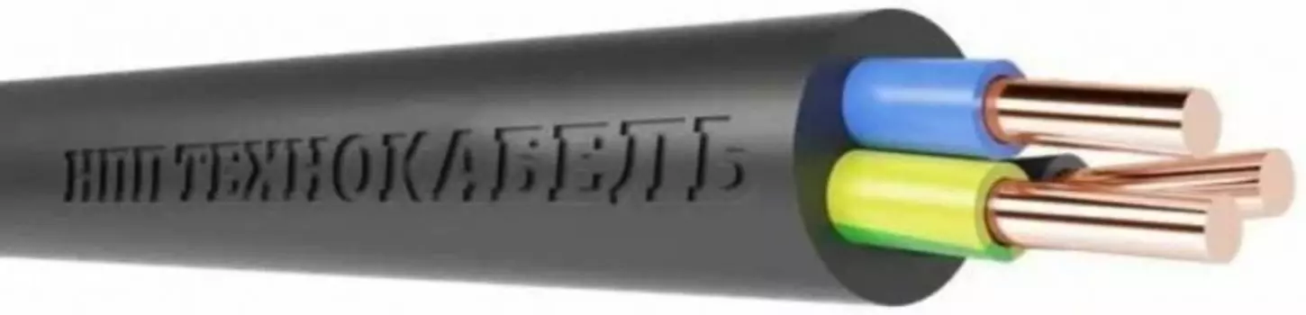 Кабель Технокабель 00-00148413 ВВГнг(А)-LSLTx 3х6 ОК (N PE) 0.66кВ (м)