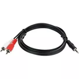 Кабель Telecom TAV7183M-1.5M 3.5 Jack (M) - 2*RCA (M), 1.5m