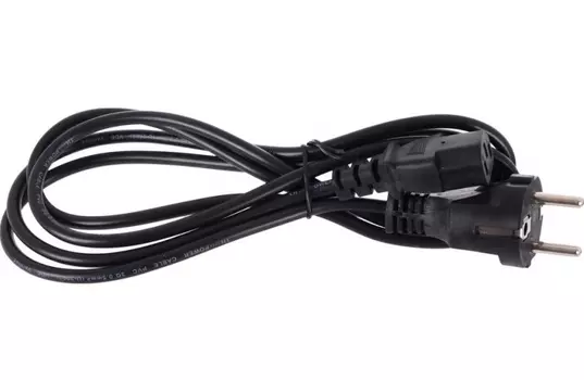 Кабель Telecom TP021-C13/SHM-3.0-BK компьютер - розетка 220V 3.0м (Европейский стандарт)