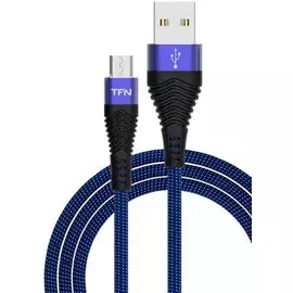 Кабель TFN CFZMICUSB1MBL microUSB forza 1.0m blue-blc