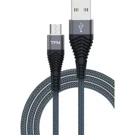Кабель TFN CFZMICUSB1MGR microUSB forza 1.0m graphite