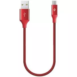 Кабель TTEC 2DK25K microUSB 0.3m red