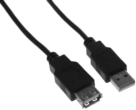 Кабель-удлинитель KINGPRICE KP-AMAF-V2-3M USB A(m) USB A(f) 3м черный, 2029546