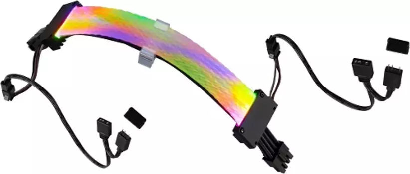 Кабель удлинительный GELID CA-RGB-8P-01 Astra ARGB 6+2-pin PCI-E, 30см, ARGB подсветка