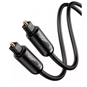 Кабель UGREEN AV122 70890_ Toslink Optical Male To Male Audio Cable. Длина: 1м. Цвет: черный