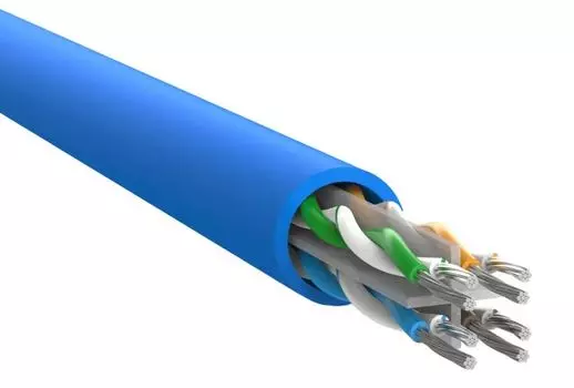 Кабель UGREEN NW102 11202_ Cat 6 8-Core U/UTP Ethernet Cable. длина: 2м. цвет: синий