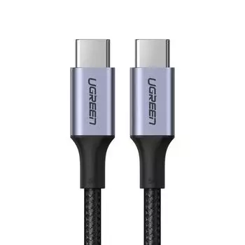 Кабель UGREEN US316 90120 USB-C / USB-C 2.0 5A, 3м. серый
