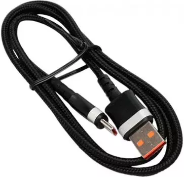 Кабель USB 2.0 Cablexpert CCP-USB2-AMCM-66W-1M AM/Type-C, 6A, 66Вт, QC3.0, оплетка, медь, 1м, черный, пакет