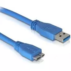 Кабель USB Atcom AT2825 USB 3.0, USB(Am)  microUSB, 0.8 m, синий