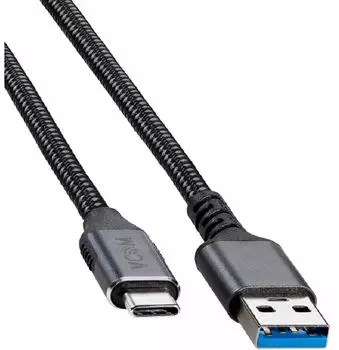 Кабель VCOM CU401M-3M USB3.2 Gen2, AM/CM, 10Gbs, All Shell 3м