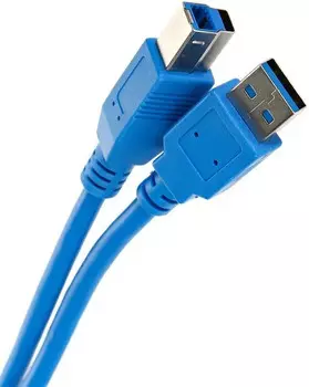 Кабель VCOM VUS7070-1.8M соединительный USB 3.0 Am/Bm 1,8м