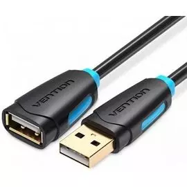 Кабель Vention CBCBI удленитель USB 2.0 AM/AF - 3м Черный