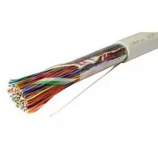 Кабель витая пара U/UTP 3 кат. 50 пар Cabeus UTP-50P-Cat.3-IN 24AWG(0.47 мм), медь, одножильный (solid), внутренний, PVC, нг(A)-LS, серый, цена за мет